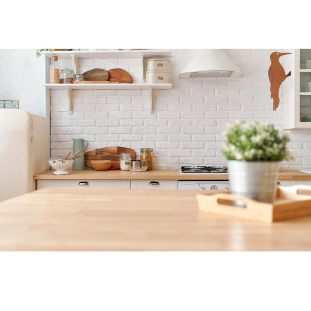 Rustic Iron Woodpecker Silhouette: A characterful piece of Americana, perfect for adding a touch of nature-inspired charm....