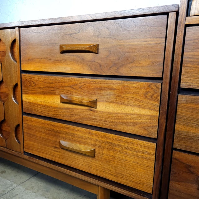 Wood 1960s Sculptural Original Mid Century Modern Dressers - Set of 2 For Sale - Image 7 of 16