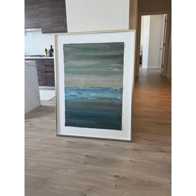 Large Sharon Strasburg Seascape Painting For Sale - Image 11 of 15