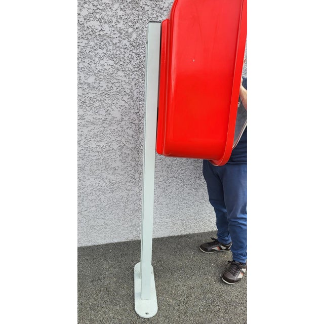 Pil Telephone Booth on Metal Stand, France, 1980, Set of 2 For Sale - Image 9 of 13