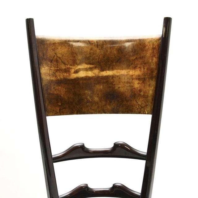 Animal Skin Vintage Italian Side Chairs from Aldo Tura, 1970s, Set of 2 For Sale - Image 7 of 11