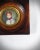 Hand-Painted Miniature Gouache Tondo Portrait of Napoleon II Officer, 19th Century For Sale - Image 5 of 10