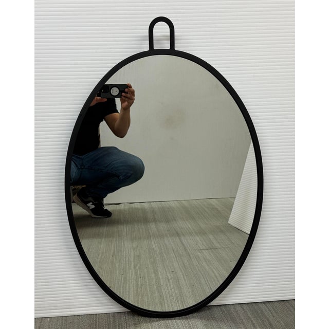Glass Shades of Light Henlein Wall Mirror For Sale - Image 7 of 11