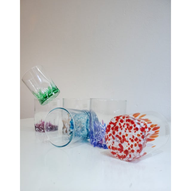 Italian Murano Glasses by Mariana Iskra, 2010s, Set of 6 For Sale - Image 4 of 18