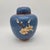 Chinese Large Blue Chinese Cloisonne Ginger Jar For Sale - Image 3 of 8