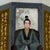 Mid 20th Century Chinese Reverse-Painted Glass Ancestor Portraits in Carved Wood Frames--Pair For Sale In Raleigh - Image 6 of 12