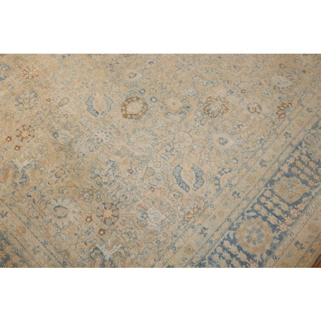Antique Persian Tabriz Large Room Size Rug For Sale - Image 10 of 18
