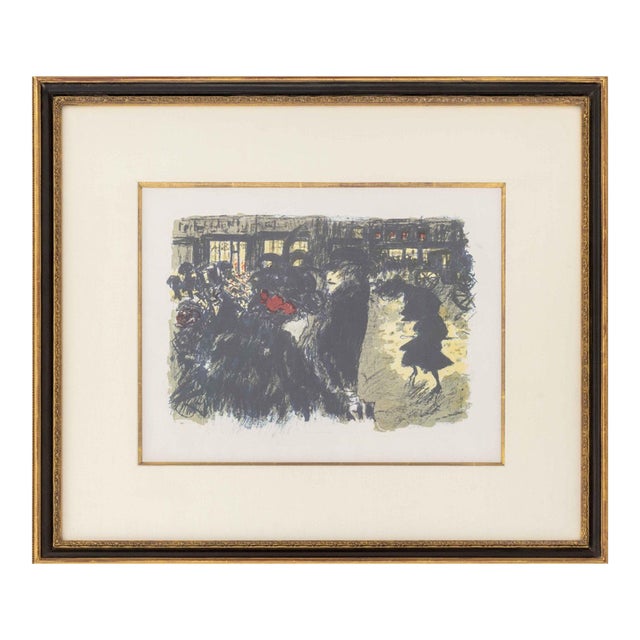 Pierre Bonnard "Place Le Soir" Lithograph, 1899 For Sale