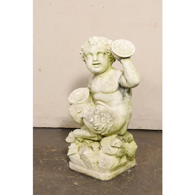 Mid 20th Century Mid 20th Century French Faun Garden Statue For Sale - Image 5 of 12