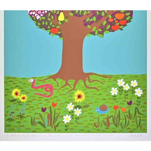 Screen print on paper. Artist proof hand signed and dedicated. Excellent condition. This piece is attributed to the...