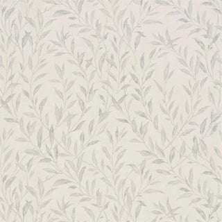 Sanderson Osier Wallpaper in Dove/Chalk For Sale