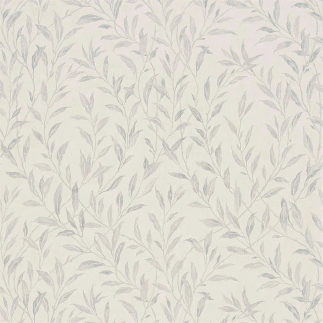 Sanderson Osier Wallpaper in Dove/Chalk For Sale