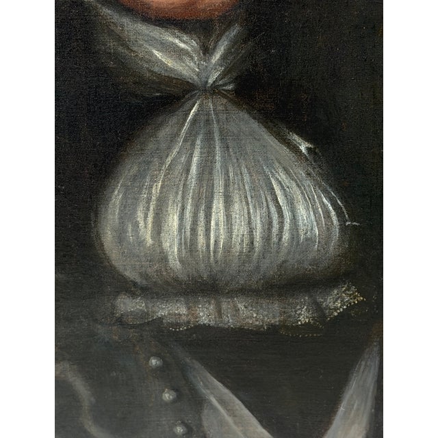 Oil Portrait of King Charles II in Armour With the Order of the Garter English School, Circa 1850, After Sir Peter Lely (1618–1680) For Sale - Image 11 of 18
