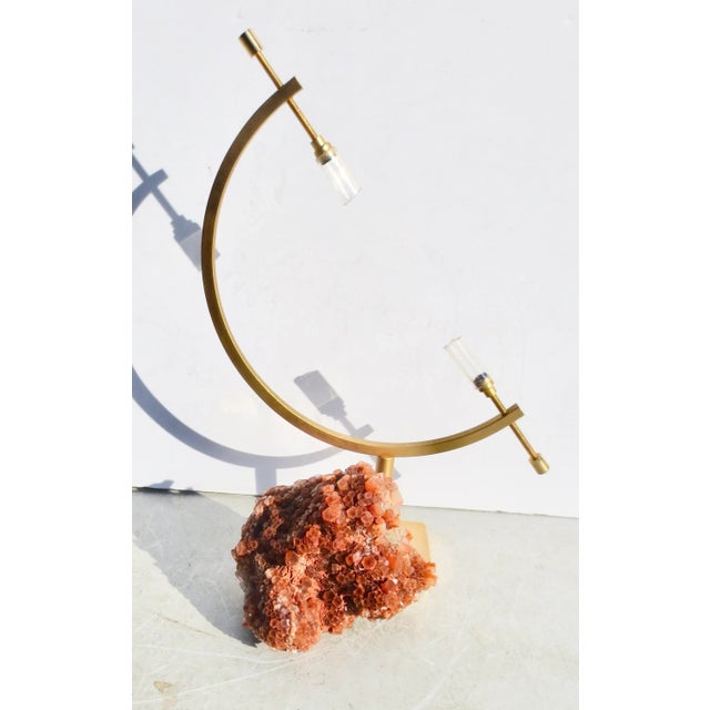 2000 - 2009 Aragonite Star Cluster Display Mounting For Sale - Image 5 of 7