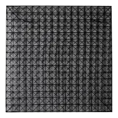 Geometric Three-Dimensional Metal Wall Mounted Sculpture, France, 1960s