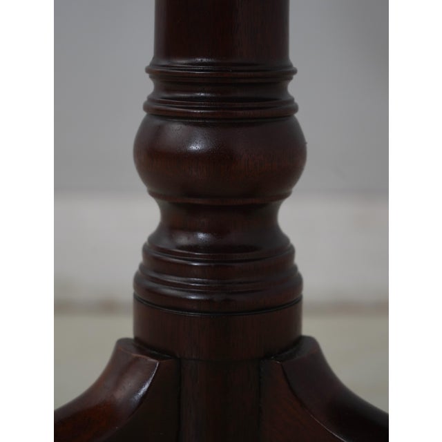 Stickley Colonial Williamsburg Mahogany Candlestand For Sale - Image 10 of 13