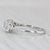 2010s 1.91ctw Diamond Round 3-Stone 14k White Gold Size 6.25 Engagement For Sale - Image 5 of 8