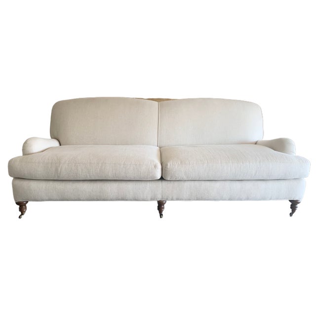 Lee Industries English Roll Arm Tight Back Sofa Chairish