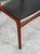 1960s Mid Century Danish Modern Dining Chairs Black Leather Set 2 Pair Teak Elgaard Nm For Sale - Image 12 of 12