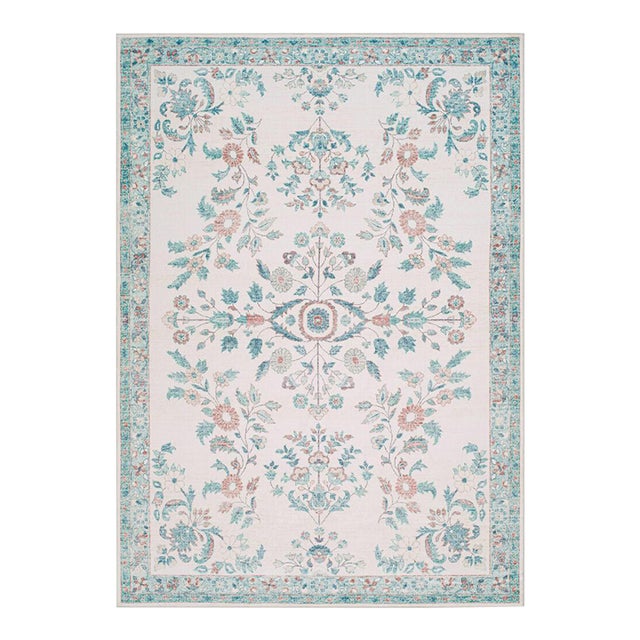 Lavable Machine Woven Rug Coral 2x3 For Sale