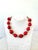 Sherpa coral and silver beaded necklace. Sherpa beads from Nepal. Designed by Matthew Izzo.