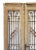 Rustic Antique Entry Doors With Wrought Iron Window Grilles - A Pair For Sale - Image 3 of 7