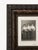 Antique Black Forest Carved Wood Frame With Original Sepia Protrait Photograph, Ansonia Ct Studio, Deep Profile Frame For Sale - Image 4 of 10