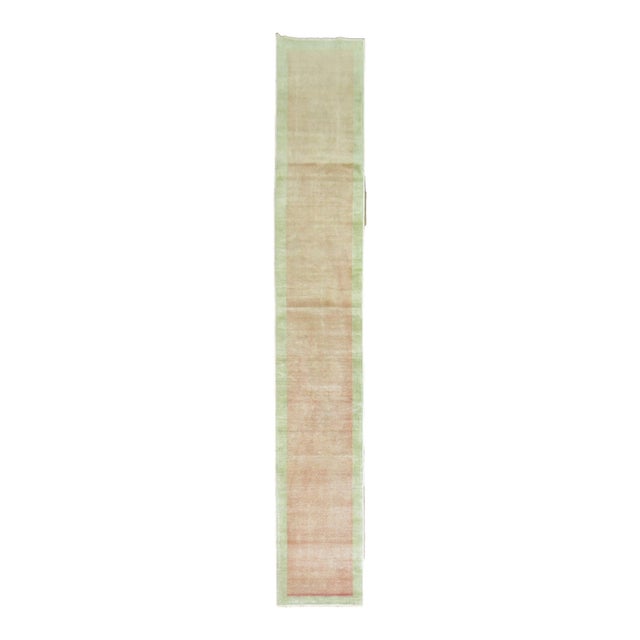 Mid 20th Century Anatolian Minimalist Runner rug no.30770 For Sale