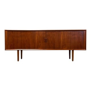 1950s Danish Modern Teak Sideboard Credenza by Svend Aage Larsen For Sale