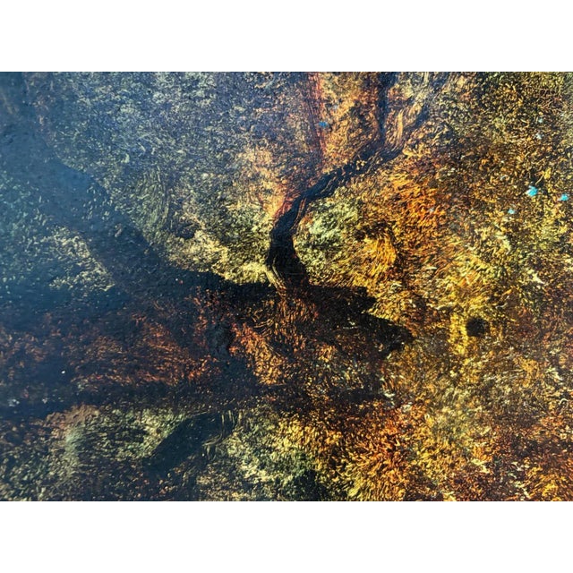 René Gourdon, Peasant Woman in the Forest, Oil on Canvas For Sale - Image 8 of 12