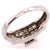 Metal 14 Karat White Gold Contemporary Ring 1.00 Total Diamond Weight For Sale - Image 7 of 9