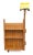 Bar Cabinet with Floor Lamp by Guillerme et Chambron, 1950s For Sale - Image 10 of 13
