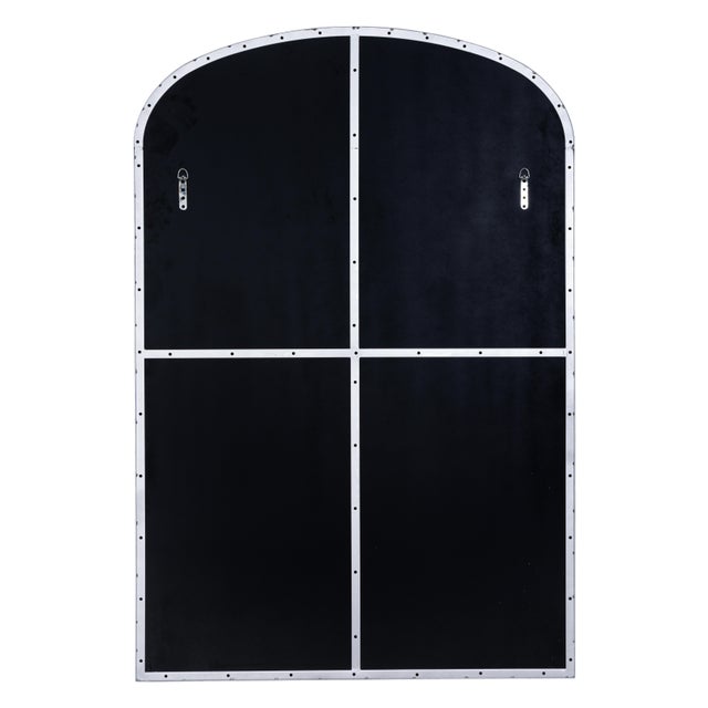 Modern Franco Silver Floor Mirror For Sale - Image 3 of 6