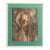 Mid 20th Century France Impressionist Teal Wood Painting For Sale