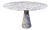 Vintage Round Marble Dining Table, 1970s For Sale