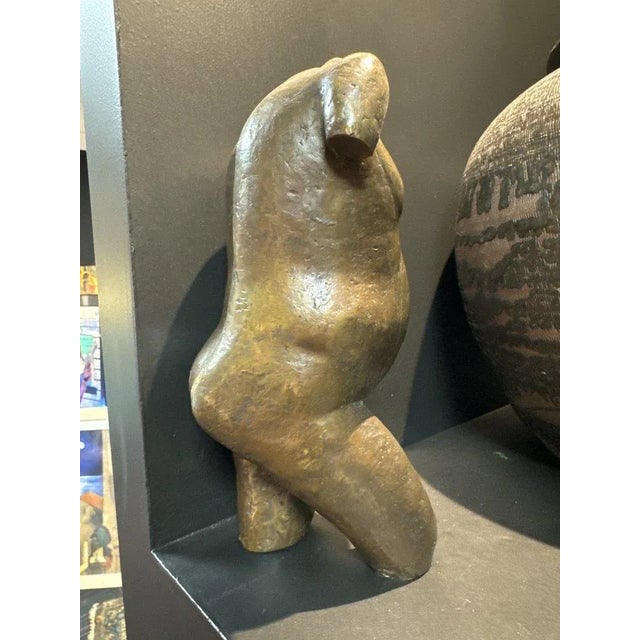 Art Deco Cubist Sculpture in Lost Wax Bronze, 1930s For Sale - Image 4 of 6