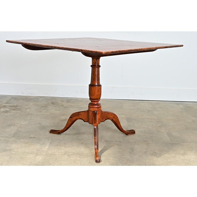 Swedish 19th Century Carl Hollst Square Tilt-top Table For Sale - Image 4 of 17