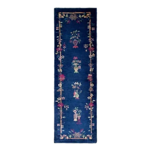 Early 20th Century Antique Art Deco Chinese Runner Elegance