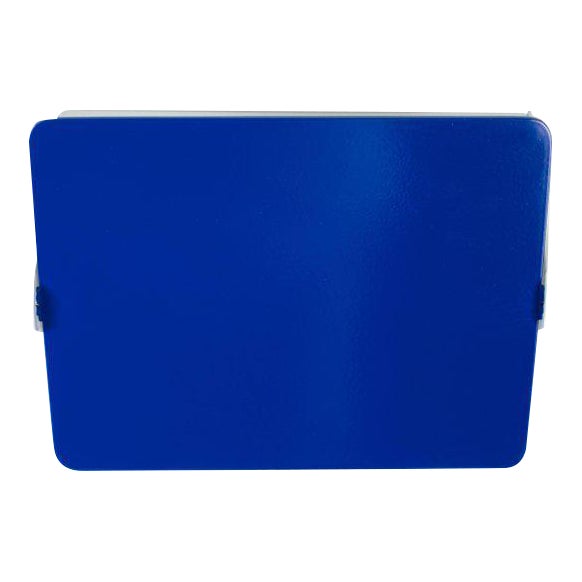 Charlotte Perriand 'Applique Á Volet Pivotant' / CP1 wall light in blue. A clean and iconic design executed in blue and...
