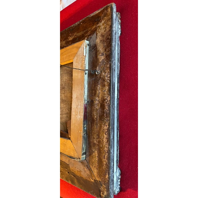 Antique 19th Century Continental Impressionist Oil Painting Portrait of Two Women in White Dresses For Sale - Image 11 of 12