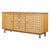 Belgian Brutalist Oak Sideboard with Sculptural Geometric Relief Doors, 1970s For Sale - Image 11 of 11