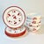 Vintage Art Deco Boho Chic Cherries Jubilee Luncheon Plates & Bowls - Set of 8 For Sale - Image 11 of 12