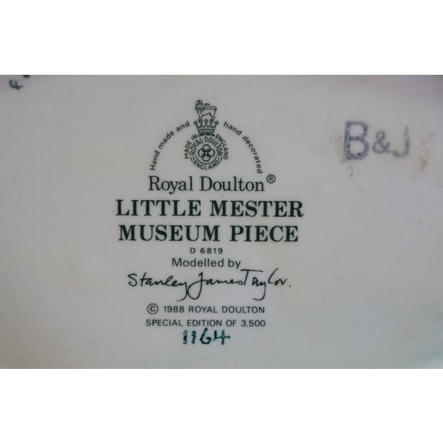 Orange Royal Doulton Little Mester Master Grinder Toby Character Jug For Sale - Image 8 of 11
