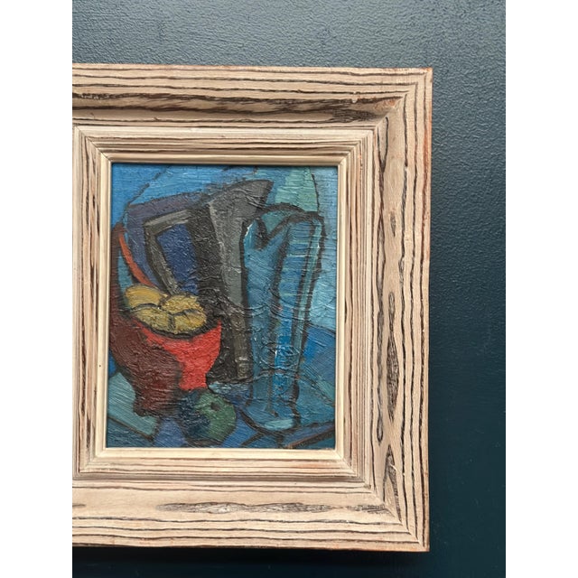 Stig Thiderman, Still Life with Jugs & Fruits, 1950s, Oil on Panel, Framed For Sale - Image 4 of 18