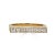 Contemporary The Maya Asscher Cut Bar Ring in 14k Yellow Gold Lab Grown Diamonds by Lumeniri, Size 7 For Sale - Image 3 of 9