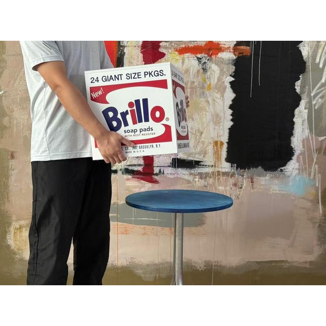 Andy Warho, Brillo Box White (Flat), 2025, Print on Wood box For Sale - Image 4 of 5