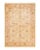 Vintage Traditional Hand Knotted Wool Area Rug, Ivory - 6'1" X 8'7" For Sale - Image 9 of 9