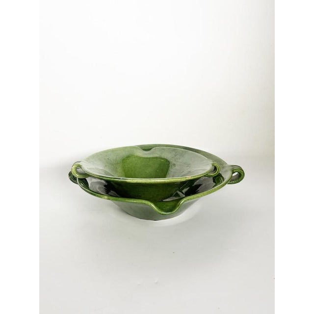 Glazed Ceramic Bowls, France, 1960s, Set of 2 For Sale - Image 3 of 14