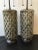Mid-Century Modern 1970s Textured Mercury Glass Lamps - A Pair For Sale - Image 3 of 9