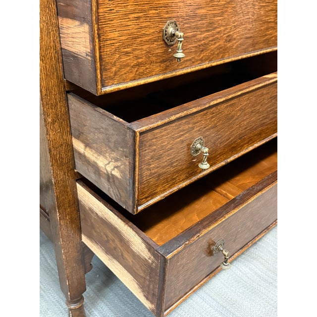 Jacobean Style Chest of Drawers For Sale - Image 11 of 12